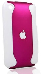 Coque iPhone 3/3G/3GS PVC bicolore