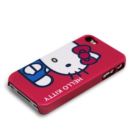 Coque HELLO KITTY iPhone 4 rouge