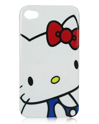 Coque HELLO KITTY iPhone 4 blanche