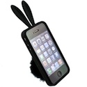 Coque iPhone 4/4S 3D LAPIN noire