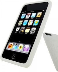 Coque en silicone pour iPod Touch blanche