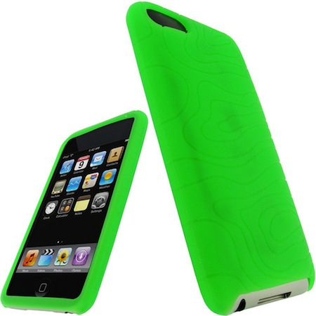 Coque en silicone pour iPod Touch verte