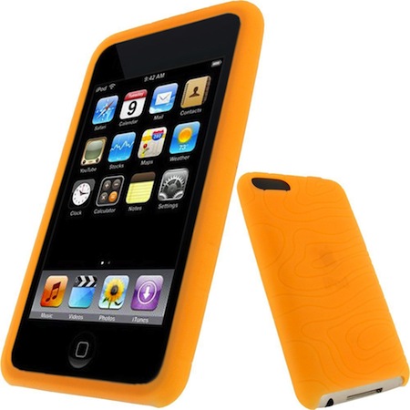 Coque en silicone pour iPod Touch orange