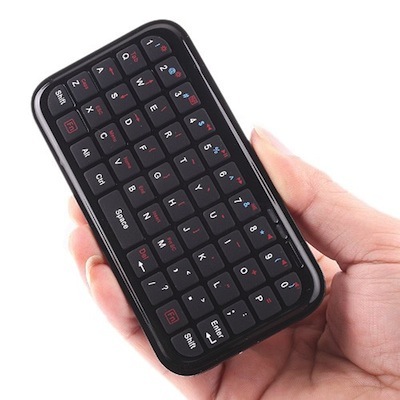 Mini clavier Bluetooth noir
